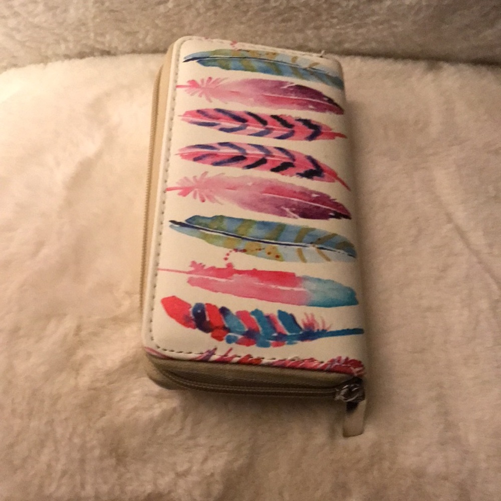 (Feather Pattern, Wallet - image 4
